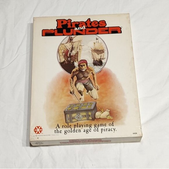 Pirates and Plunder Role Playing Game COMPLETE 1982 Yaquinto - Picture 2 of 7